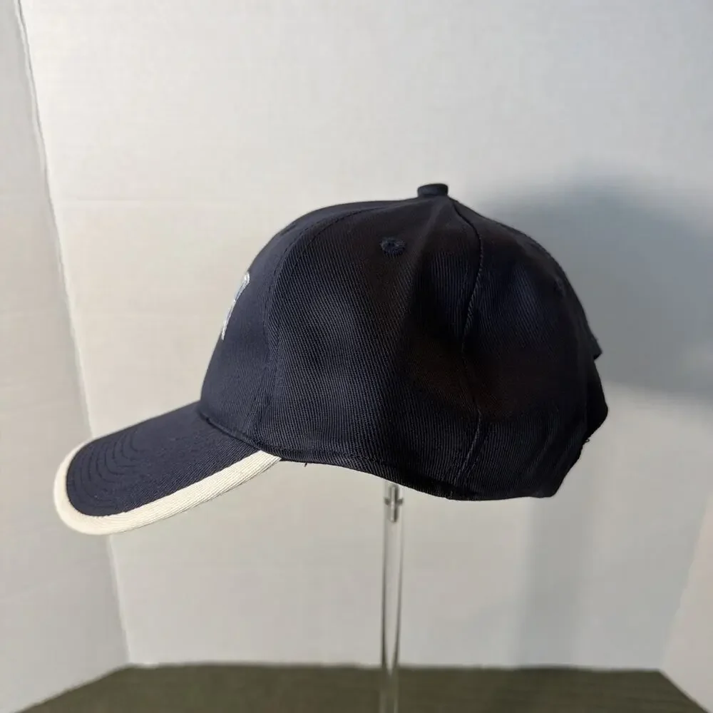 Air Force Navy Blue Solid Adjustable Baseball Cap Hat Men's OSFA Military